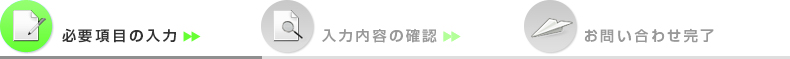 必要項目の入力